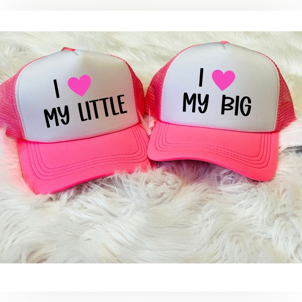 BIG LITTLE REVEAL trucker hats!
